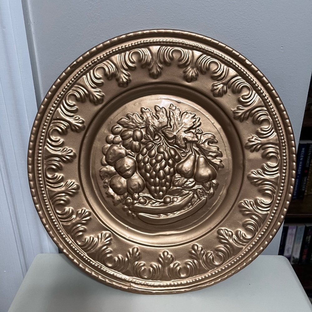 Gold Decorative Plate